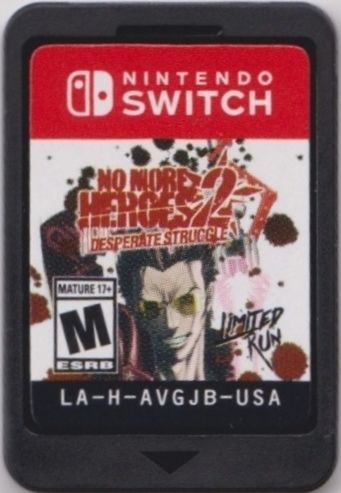 No More Heroes 2 Desperate Struggle Cover Or Packaging Material