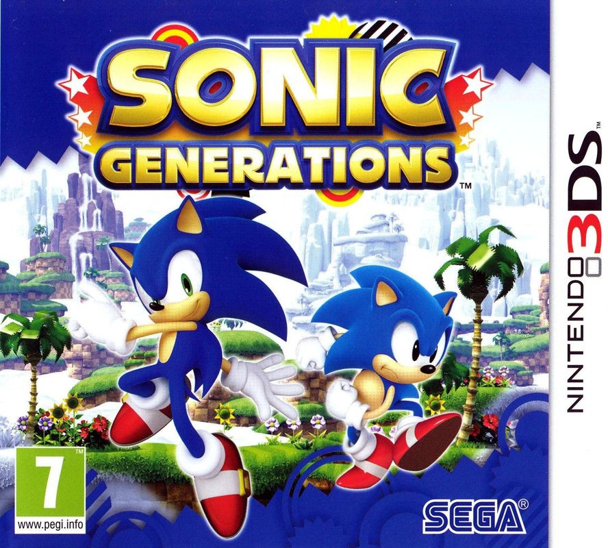 Sonic Generations Cover Or Packaging Material Mobygames