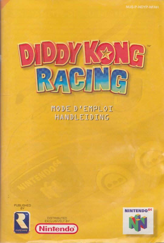 Diddy Kong Racing Cover Or Packaging Material Mobygames