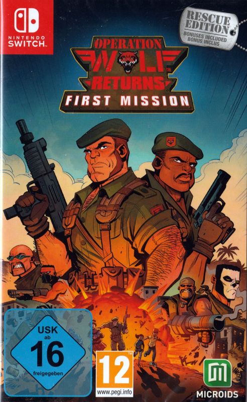 Operation Wolf Returns First Mission Rescue Edition Box Covers