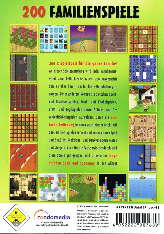 200 Familien Spiele Cover Or Packaging Material MobyGames