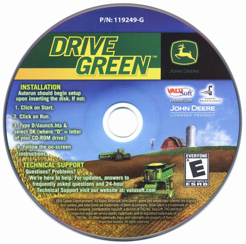 Drive Green Cover Or Packaging Material MobyGames