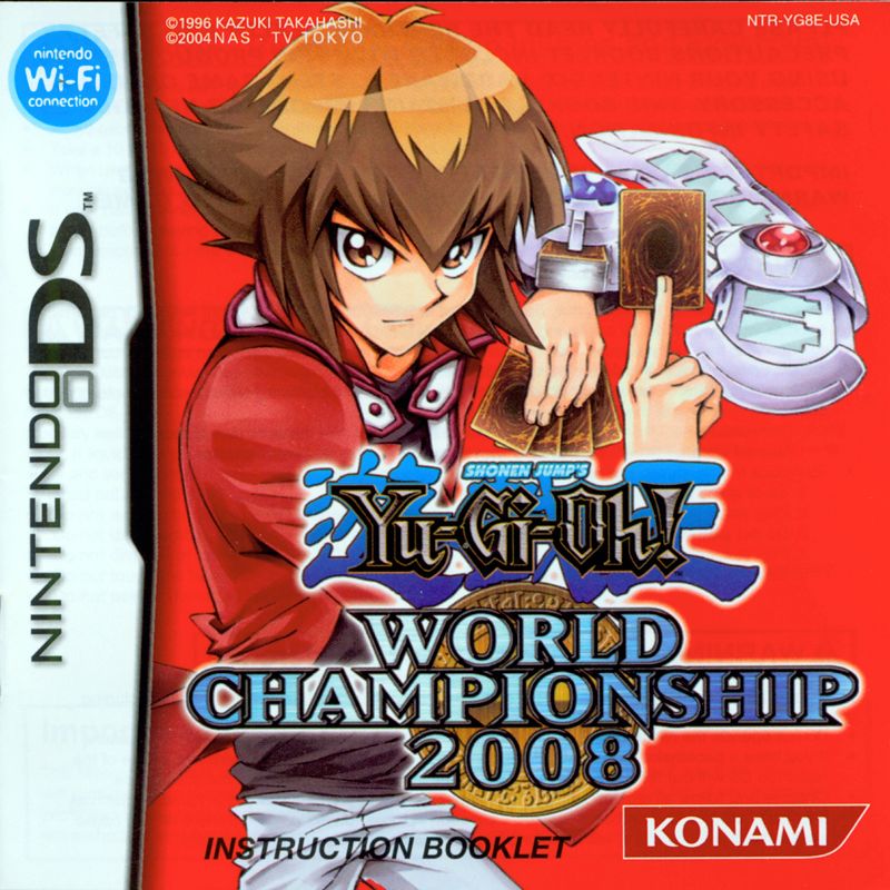 Yu Gi Oh World Championship 2008 Cover Or Packaging Material MobyGames