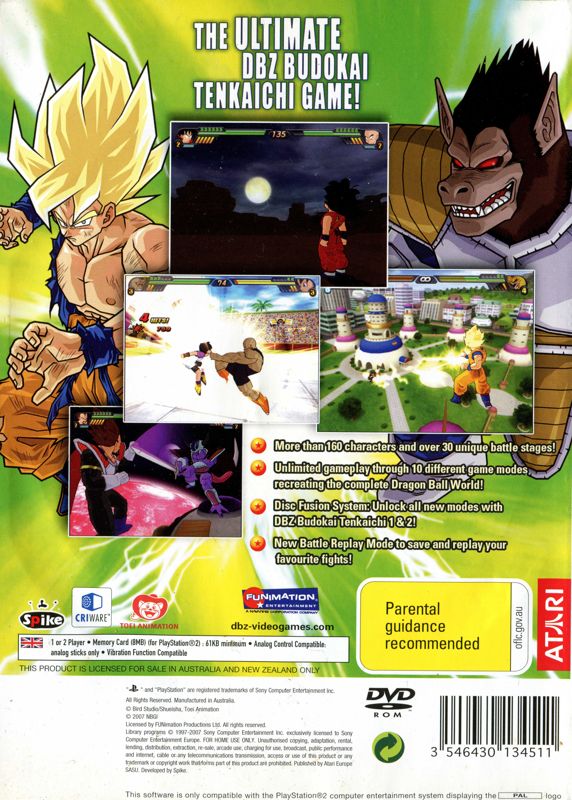 Dragon Ball Z Budokai Tenkaichi Cover Or Packaging Material Mobygames