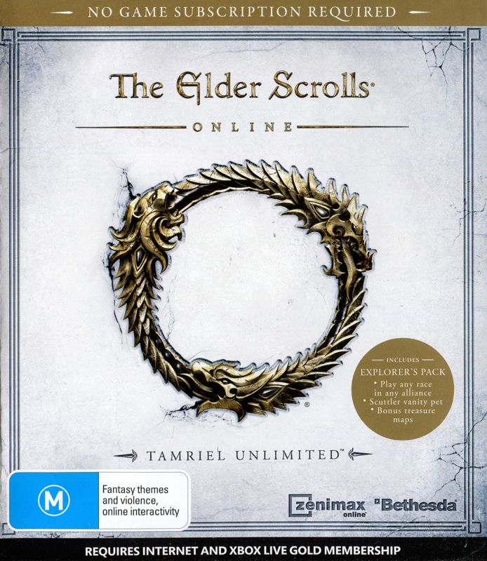 The Elder Scrolls Online Tamriel Unlimited Cover Or Packaging Material