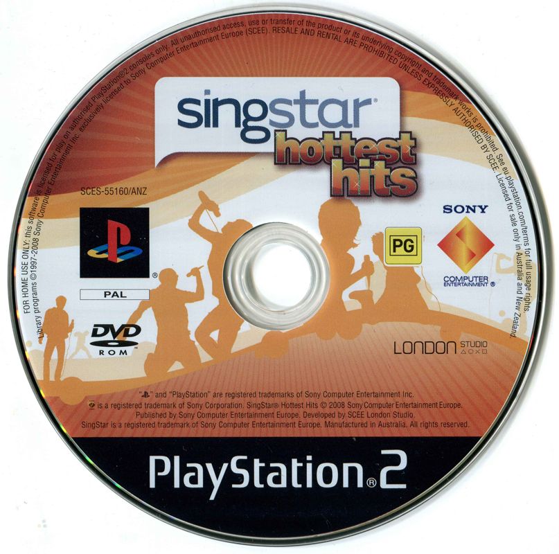 SingStar Hottest Hits Cover Or Packaging Material MobyGames