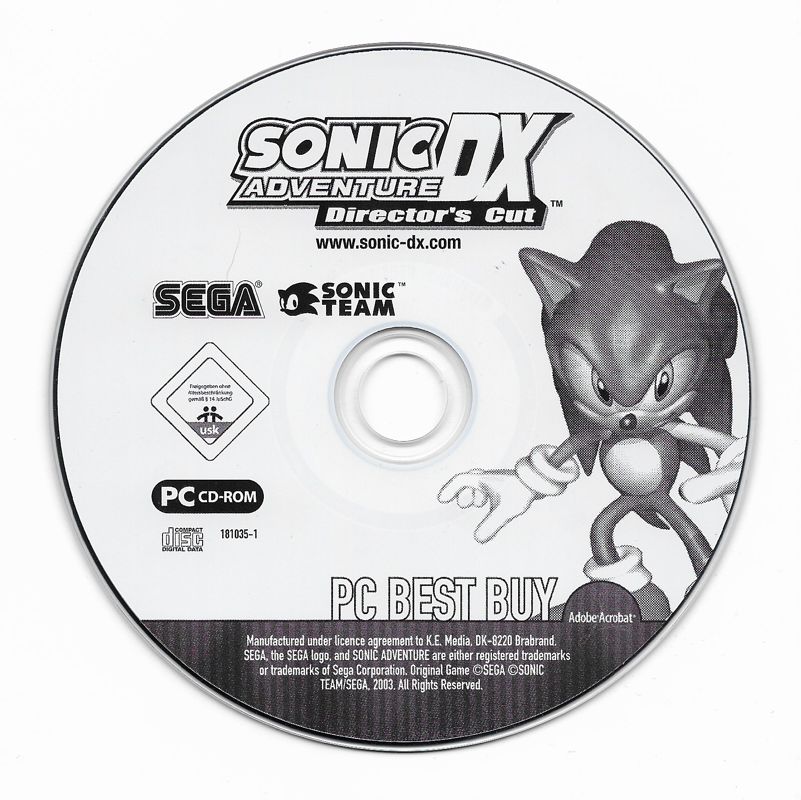 Sonic Adventure Dx Director S Cut Cover Or Packaging Material Mobygames