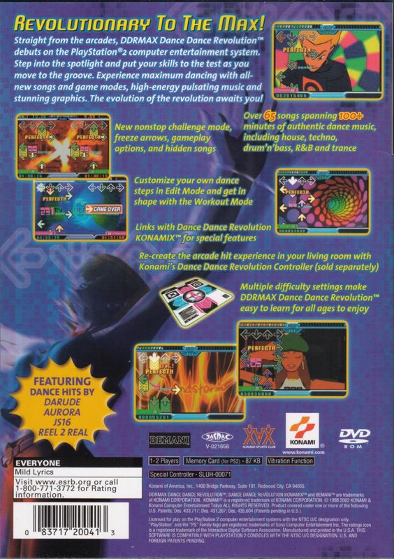 DDRMAX Dance Dance Revolution Cover Or Packaging Material MobyGames