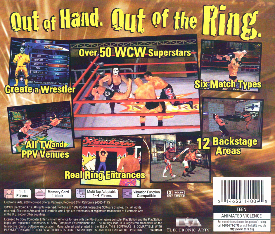 Wcw Mayhem Cover Or Packaging Material Mobygames