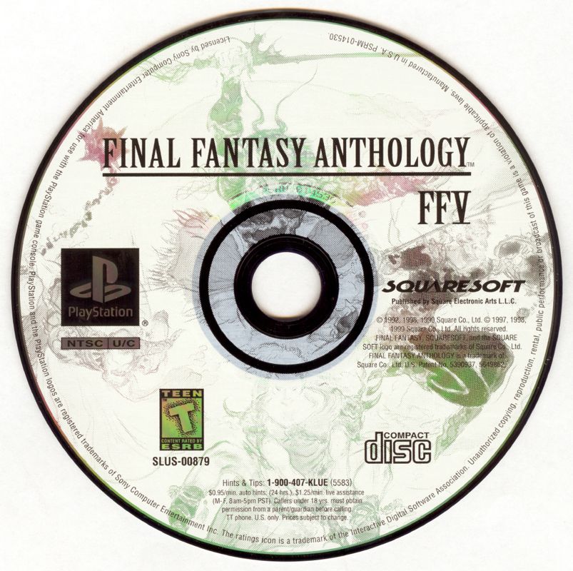 Final Fantasy Anthology Cover Or Packaging Material MobyGames