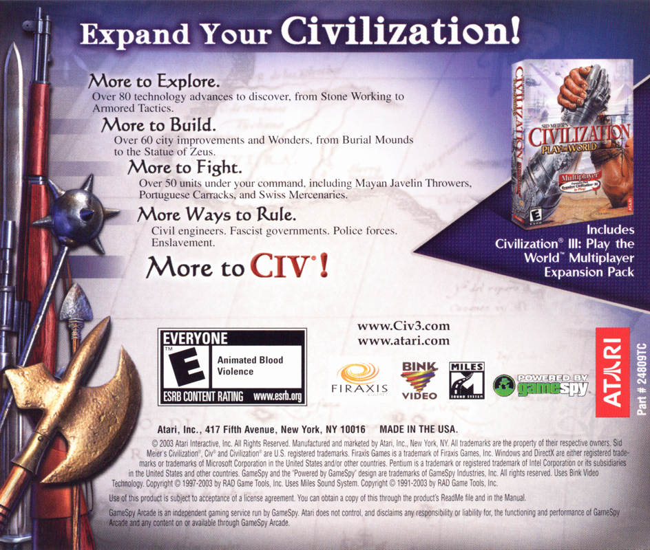 Sid Meier S Civilization Iii Conquests Cover Or Packaging Material