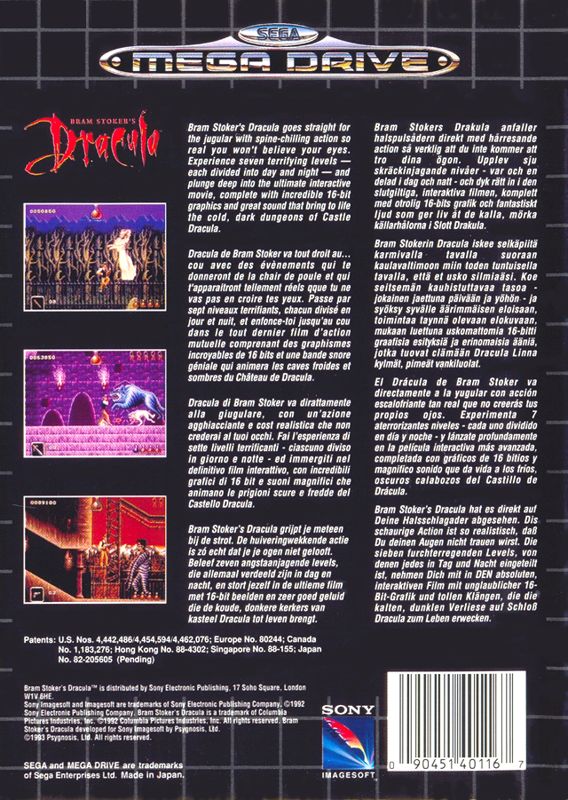 Bram Stoker S Dracula Cover Or Packaging Material Mobygames