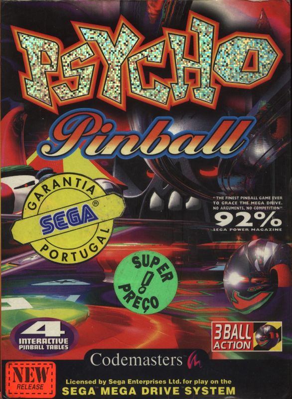 Psycho Pinball Cover Or Packaging Material MobyGames