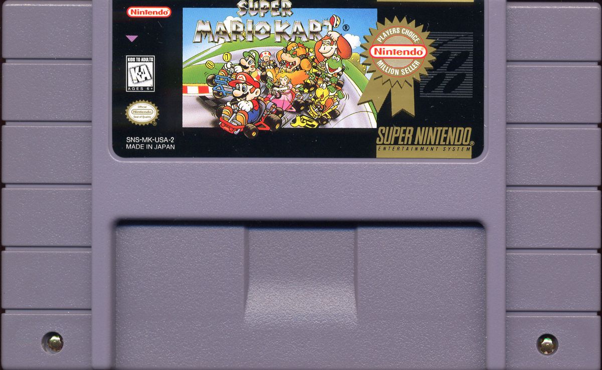 Super Mario Kart Cover Or Packaging Material MobyGames