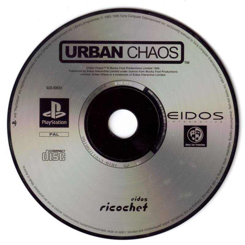 Urban Chaos Cover Or Packaging Material MobyGames