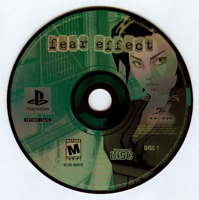 Fear Effect Cover Or Packaging Material Mobygames