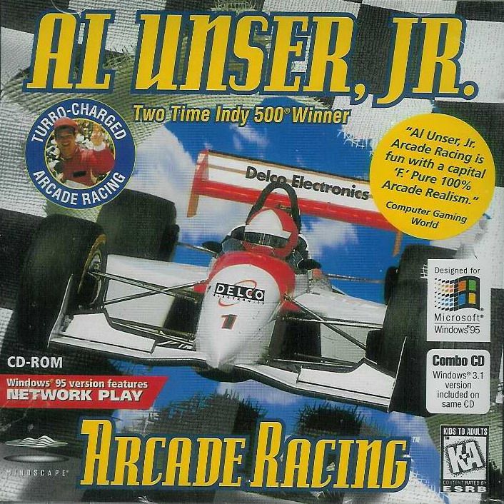 Al Unser Jr Arcade Racing Cover Or Packaging Material Mobygames