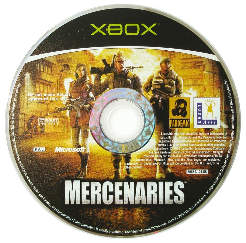 Mercenaries Playground Of Destruction Cover Or Packaging Material