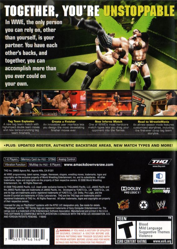 Wwe Smackdown Vs Raw Cover Or Packaging Material Mobygames