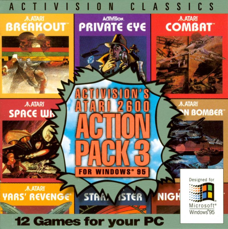 Activision S Atari Action Pack Cover Or Packaging Material