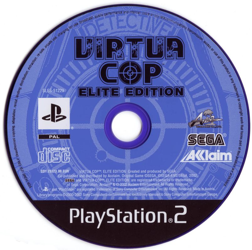 Virtua Cop Elite Edition Cover Or Packaging Material Mobygames