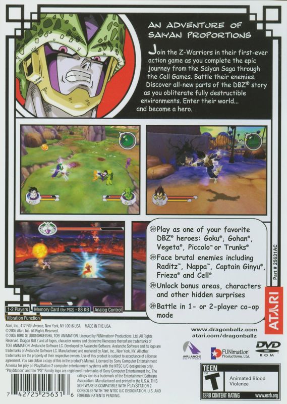 Dragon Ball Z Sagas Cover Or Packaging Material Mobygames