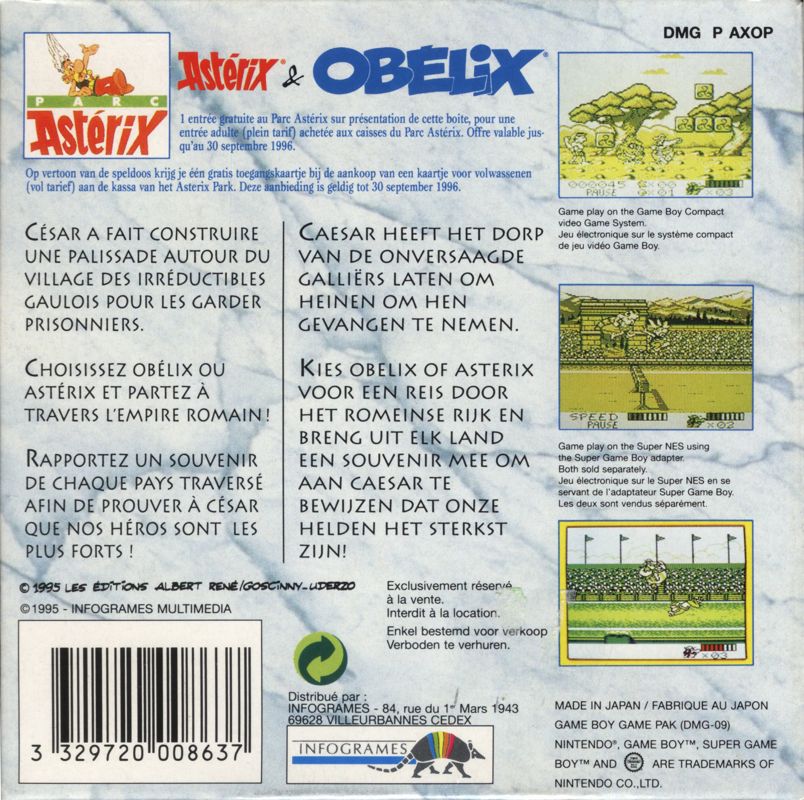 Ast Rix Ob Lix Cover Or Packaging Material Mobygames