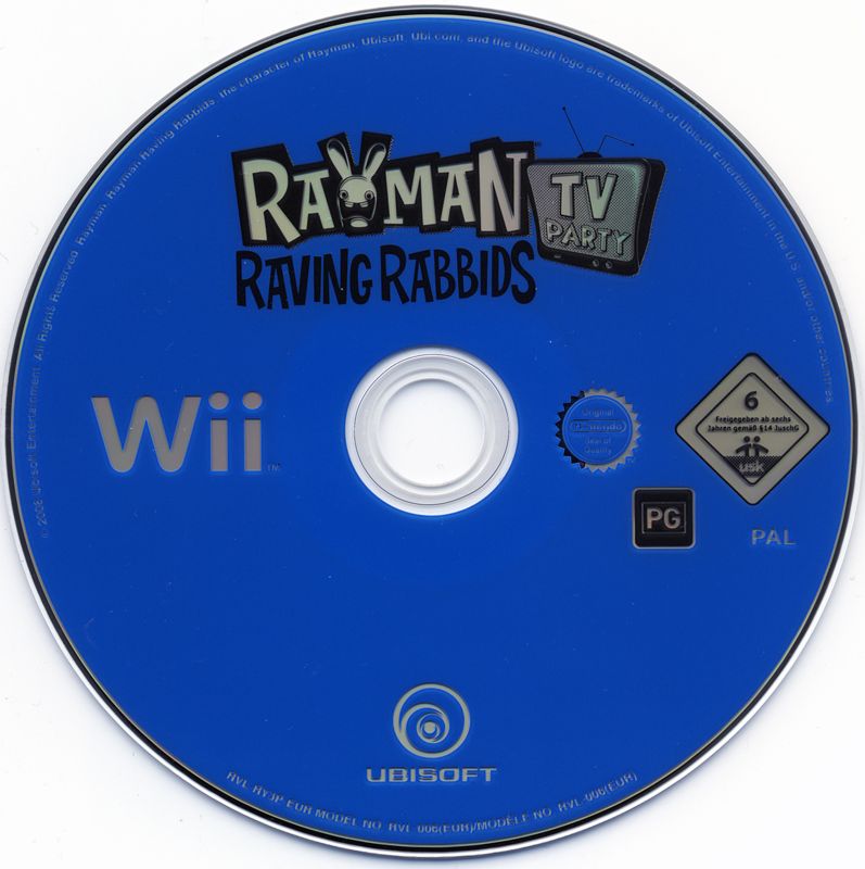 Rayman Raving Rabbids Tv Party Cover Or Packaging Material Mobygames