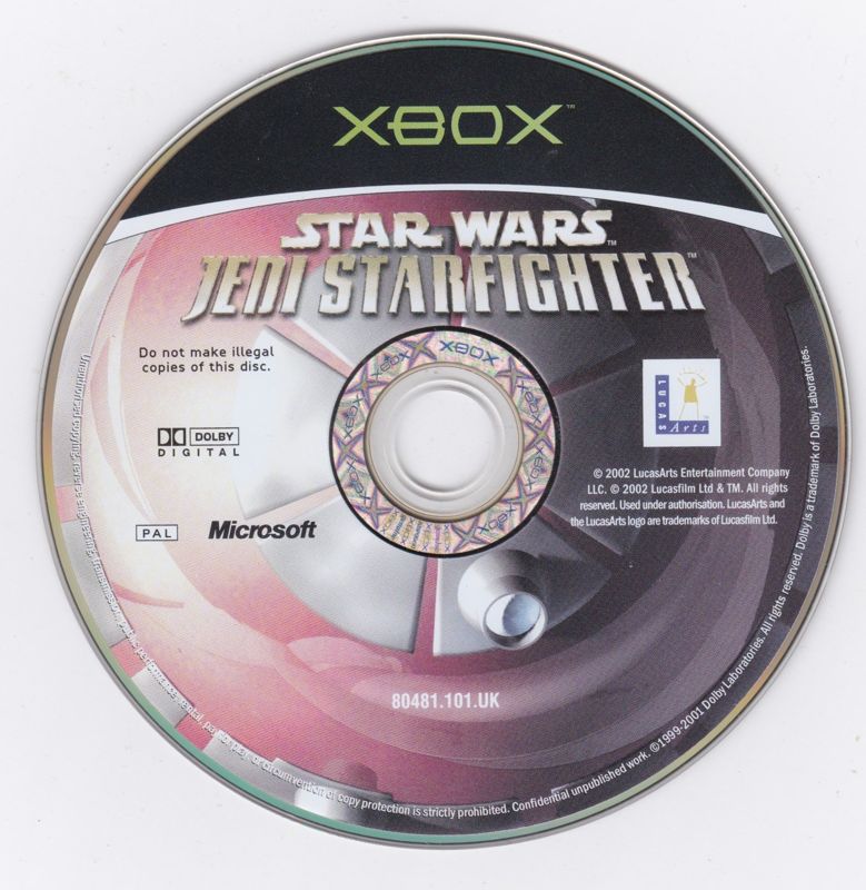 Star Wars Jedi Starfighter Cover Or Packaging Material Mobygames