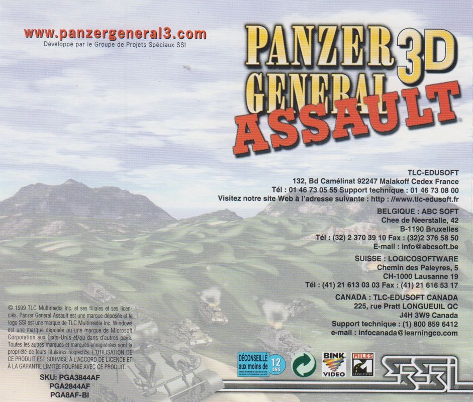 Panzer General D Assault Cover Or Packaging Material Mobygames