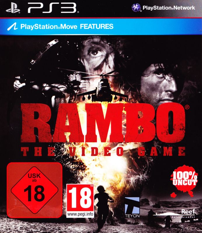 Rambo The Video Game Cover Or Packaging Material Mobygames