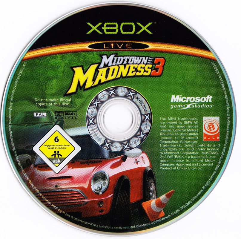 Midtown Madness Cover Or Packaging Material Mobygames