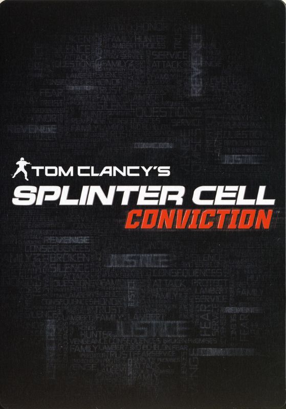 Tom Clancy S Splinter Cell Conviction Limited Collector S Edition