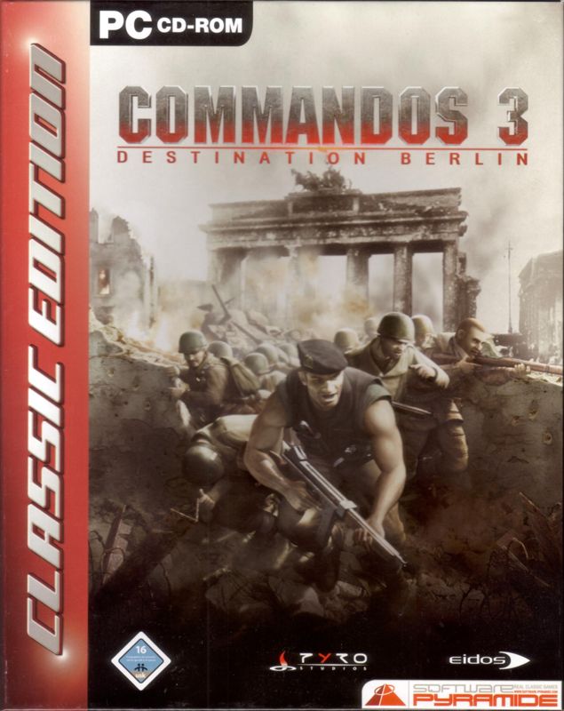 Commandos Destination Berlin Cover Or Packaging Material Mobygames