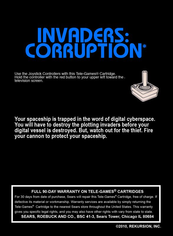 Invaders Corruption Cover Or Packaging Material MobyGames