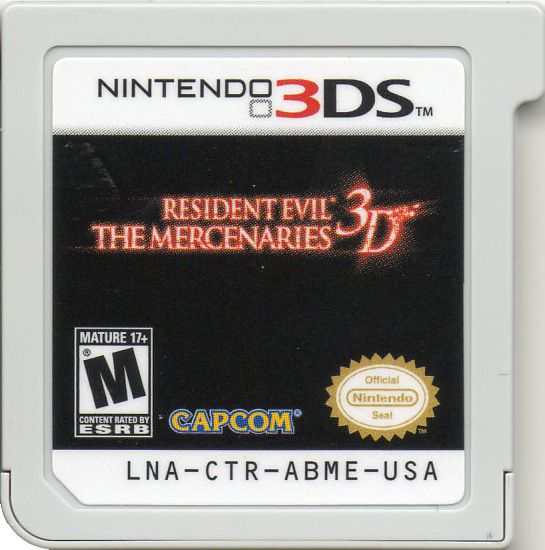 Resident Evil The Mercenaries 3D Cover Or Packaging Material MobyGames