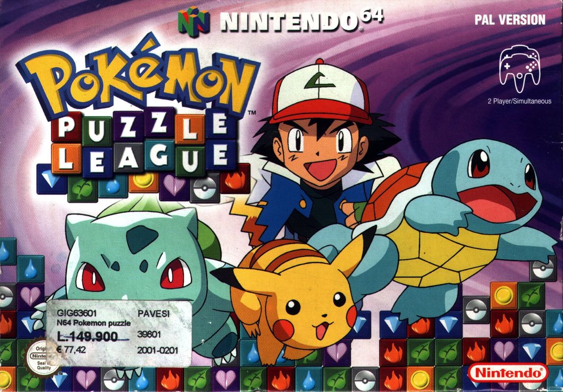 Pokémon Puzzle League Attributes Specs Ratings MobyGames