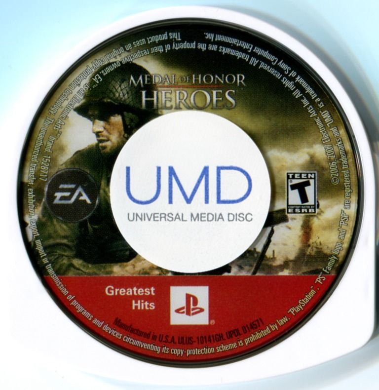 Medal Of Honor Heroes Cover Or Packaging Material MobyGames