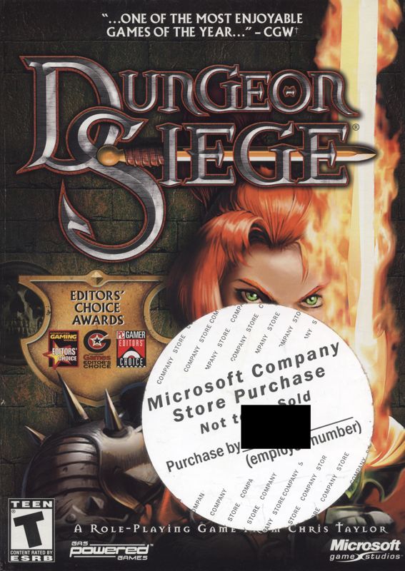 Dungeon Siege Cover Or Packaging Material MobyGames