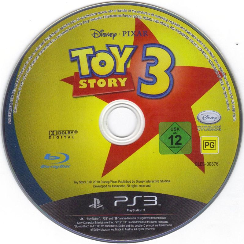 Disneypixar Toy Story Cover Or Packaging Material Mobygames