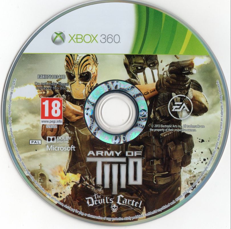 Army Of Two The Devil S Cartel Cover Or Packaging Material Mobygames