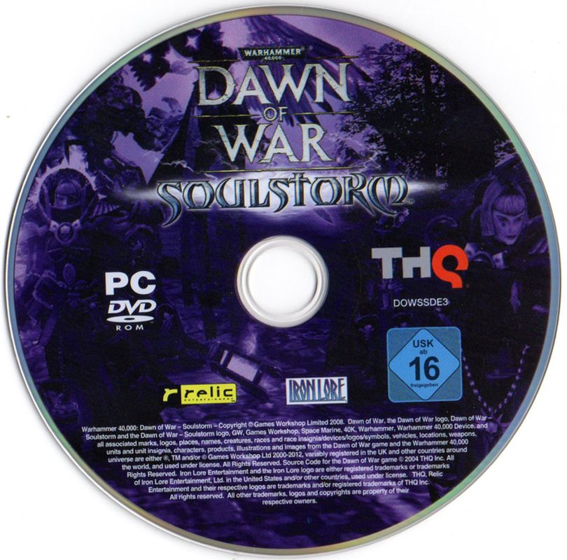 Warhammer Dawn Of War Soulstorm Cover Or Packaging Material