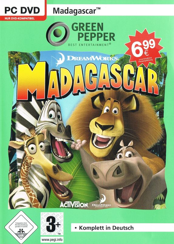 Madagascar Cover Or Packaging Material MobyGames