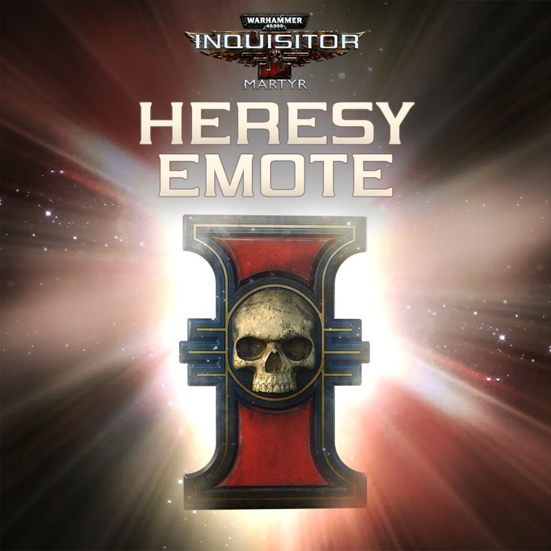 Warhammer Inquisitor Martyr Heresy Emote Cover Or Packaging