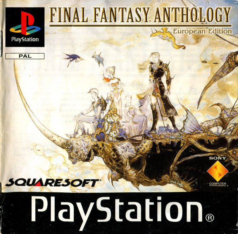 Final Fantasy Anthology European Edition Cover Or Packaging Material