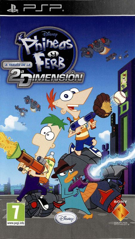 Phineas And Ferb Across The 2nd Dimension Cover Or Packaging Material