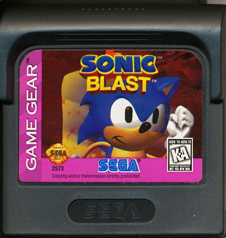 Sonic Blast Cover Or Packaging Material MobyGames