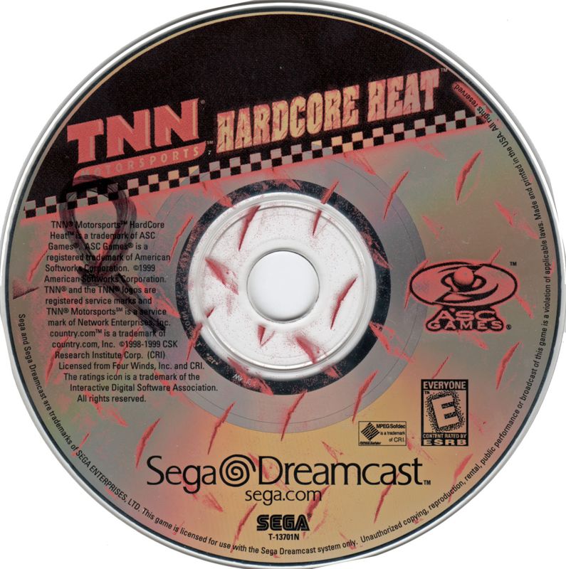 TNN Motorsports Hardcore Heat Cover Or Packaging Material MobyGames