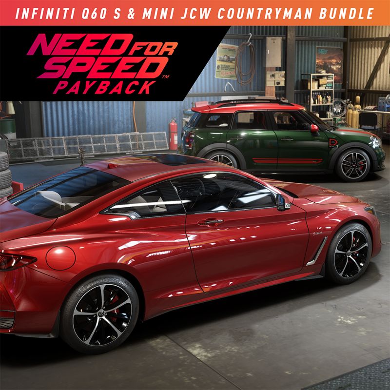 Need For Speed Payback Infinity Q60 S Mini JCW Countryman Bundle