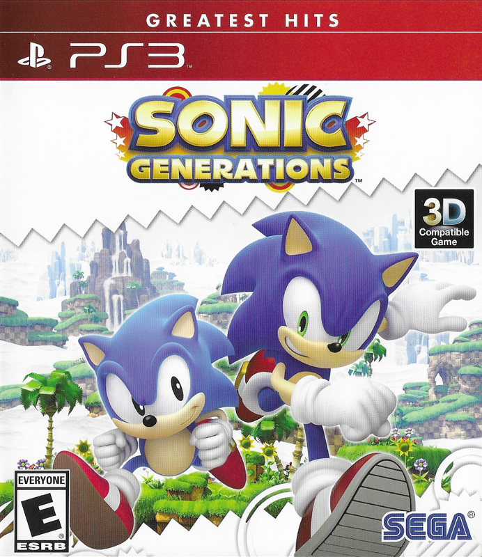 Sonic Generations Cover Or Packaging Material Mobygames